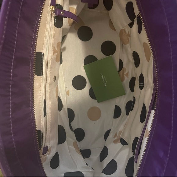 Kate Spade Purple Tote Excellent Condition - Picture 6 of 8